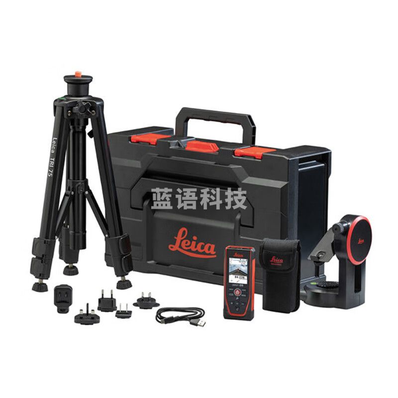 徕卡D5手持激光测距仪室外200米红外线电子尺测量仪带蓝牙莱卡量房 D5套装