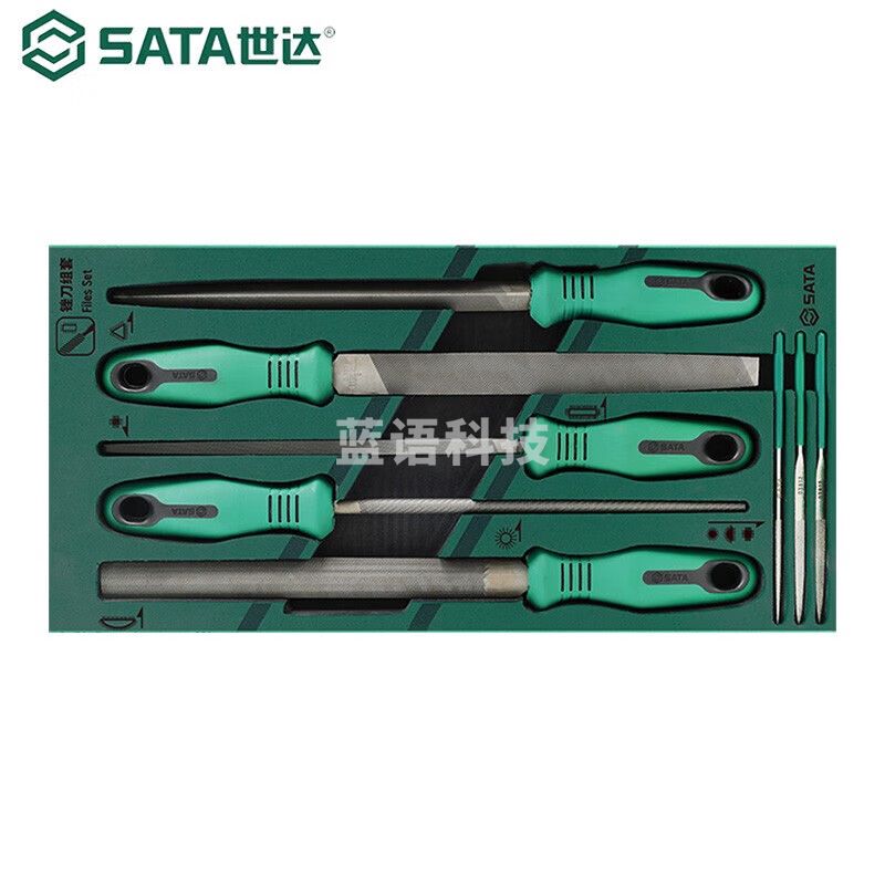 世达（SATA）09910A 工具手动锉刀钳工打磨套装8件锉刀组套