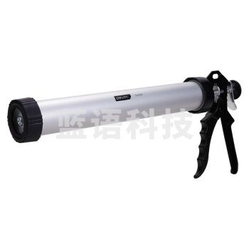 得力(deli) DL2380 胶枪 手动硅胶枪加长型 筒式玻璃胶枪 香肠胶打胶枪 手动胶枪