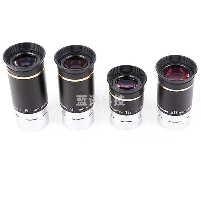 星特朗 UW20mm 66度广角高清高倍目镜观测行星天文望远镜目镜