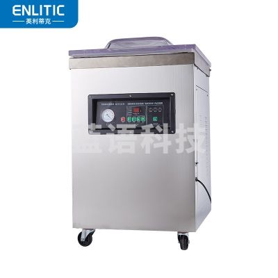 英利蒂克 Enlitic DZ-600L 商用真空包装机食品单室真空机家用干湿两用全自动真空封口机 600型立式