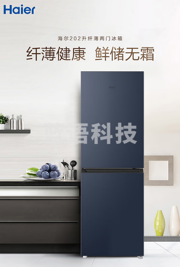 海尔冰箱BCD-202WGHC290B9风冷两门风冷