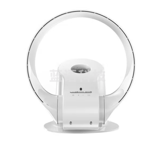 无叶风扇家用/电风扇/台扇智能触控定时遥控节能省电摇头台式可壁挂直流无扇叶电扇 全新升级款银色-SK309WD