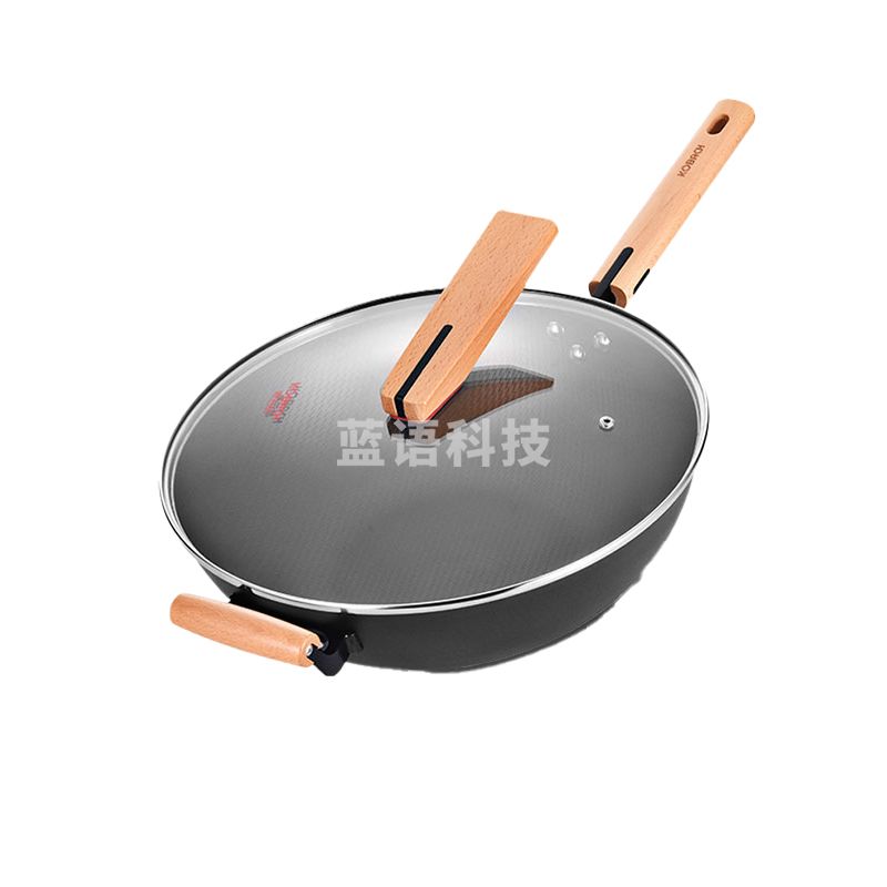 康巴赫(KBH) 米纹聚油铁锅 34cm KGW-C34JT