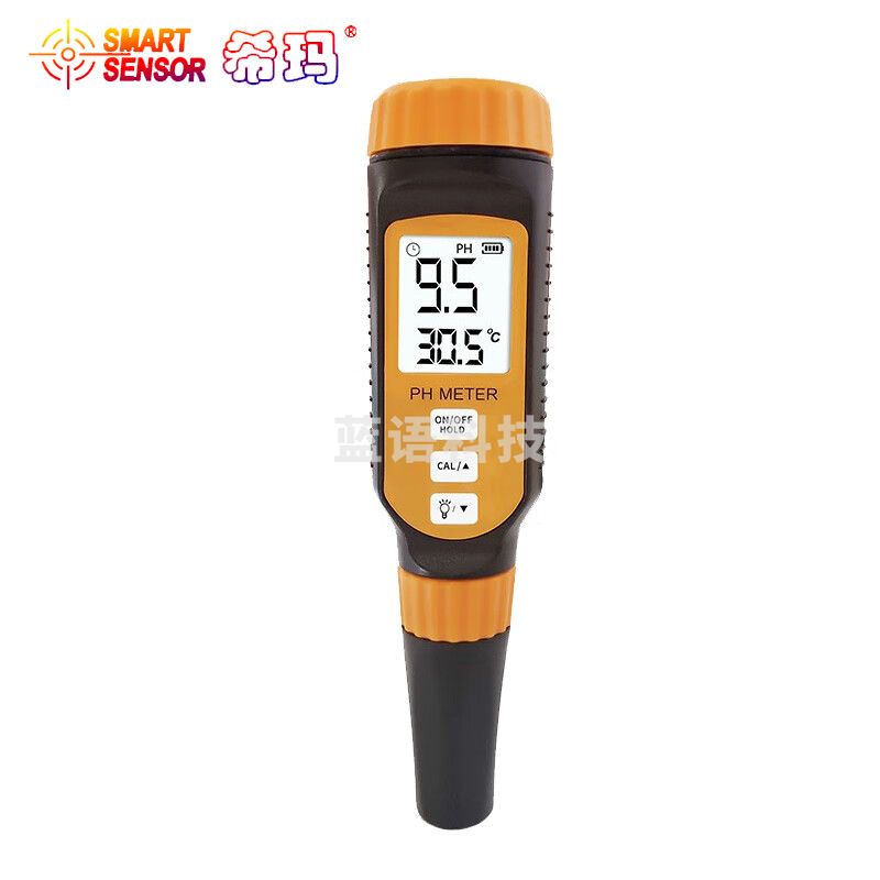 希玛 ph值测试仪高精度ph计测试笔便携式水产水质酸碱度计PH909