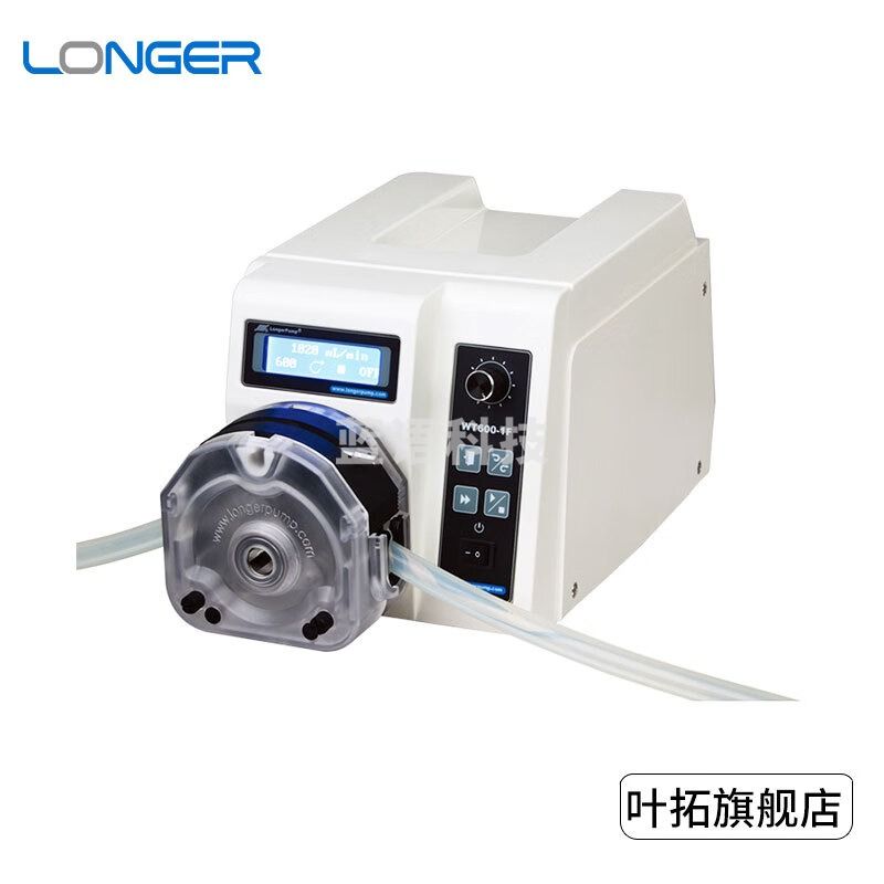 兰格 WT600-1F系列 实验室分配型灌装蠕动泵泵头串联直流无刷电机 WT600-1F+YZ1515X(3滚轮)