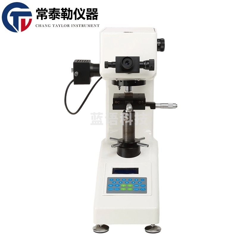 常泰勒HV1000全自动数显显微维氏硬度计高精度触摸屏金属表面渗碳测试仪 HV-1000手动砖塔显微硬度计
