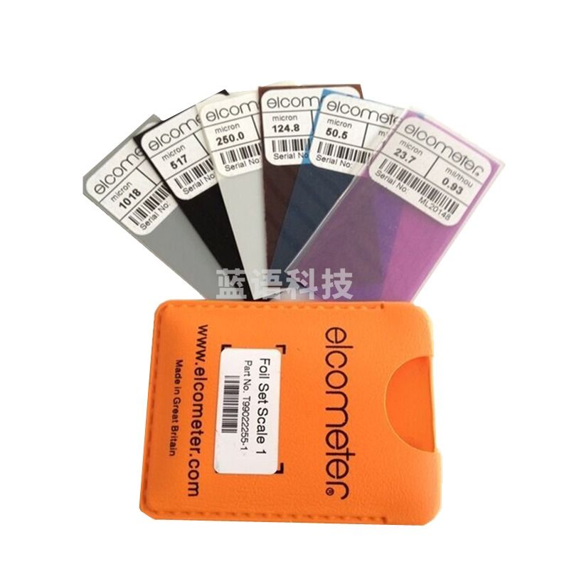 易高456校准片 测厚仪标准校准片 6片装T99022255-1膜厚片 漆膜测试片