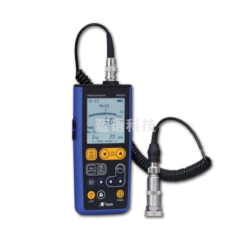 RION日本理音测振仪VM-82A分体式振动测量仪 测震仪 机械位移加速度