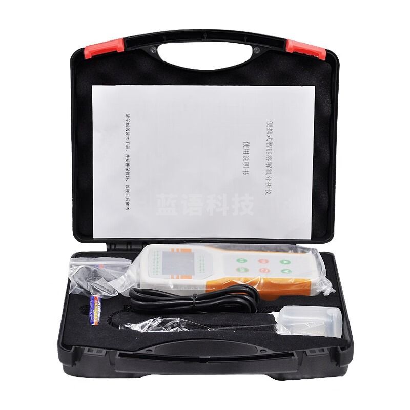 K淡水含氧量检测仪JPB-607A便携式溶解氧仪水产养殖测氧仪5米