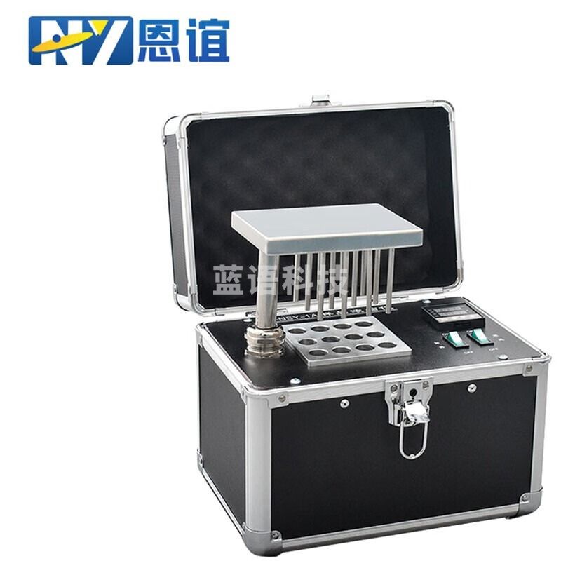 恩谊 干式氮吹仪样品浓缩仪12孔自动恒温空气便携式吹干仪实验室 NT-NSY-1A NT-NSY-1A