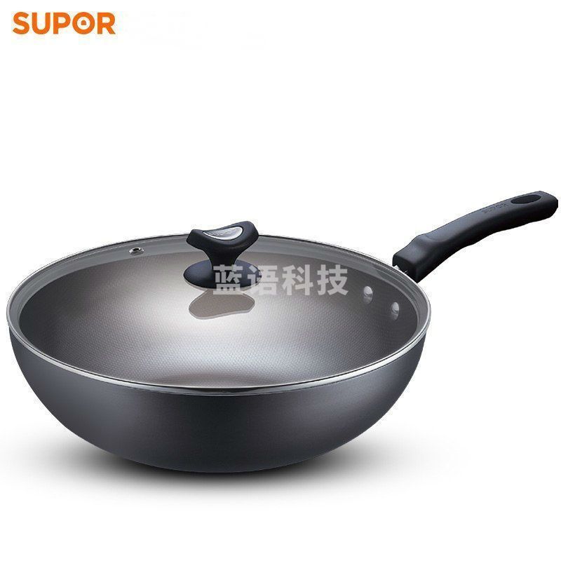 苏泊尔FC30T4 真不锈2代健康铁锅（无副把手） 30CM