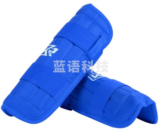 康瑞 泰拳散打护腿 搏击格斗连体护小腿护具