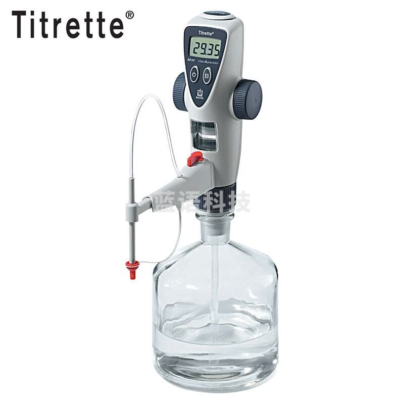 恩谊德国Brand普兰德Titrette数字瓶口滴定器滴定仪 滴定器 数字瓶口滴定器 50ml
