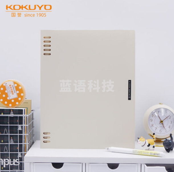 国誉(KOKUYO)WSG-RUSP11LY一米新纯B5活页本办公笔记本子活页纸可替换附索引页 40张 米色