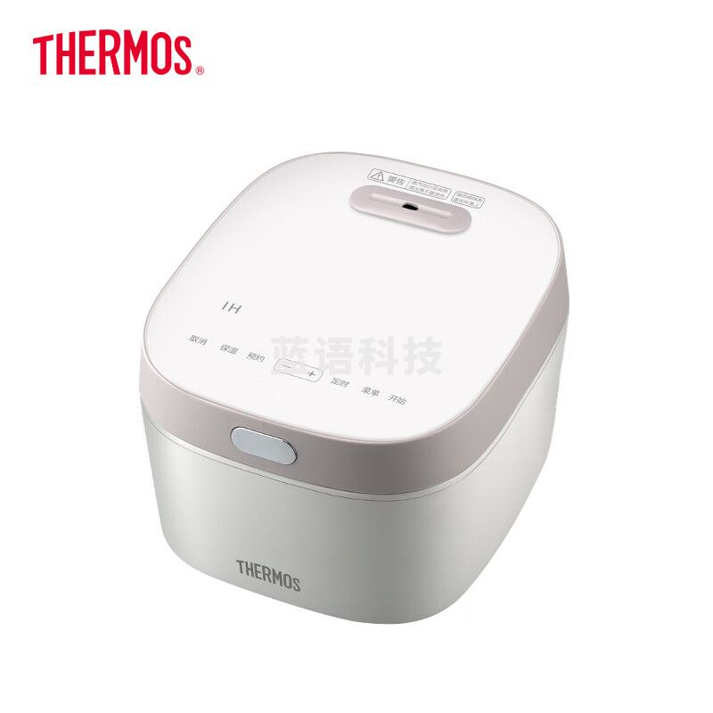 膳魔师（THERMOS）IH电饭煲3L 电磁加热加厚精铁球釜杂粮饭2-6人煲粥煲汤多功能家用智能预约电饭煲EHA-4134E 白色