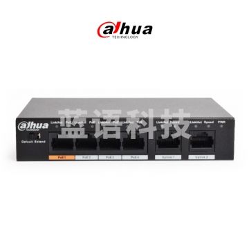 大华百兆POE交换机4口-DH-S1500C-4ET2ET-DPWR