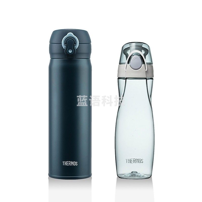 膳魔师时尚杯瓶组合TCML-500S BL+TCSA-500BL