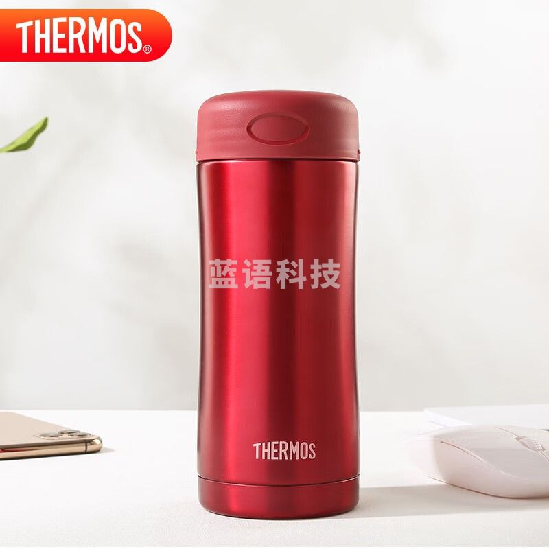 THERMOS膳魔师保冷保温杯400ml高真空不锈钢商务办公JCG-400 R