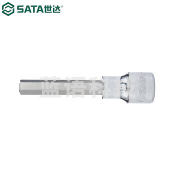 世达（SATA）25203 12.5MM系列100MM长六角旋具套筒6MM