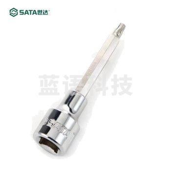 世达（SATA）25102 12.5MM系列100MM长花形旋具套筒T25