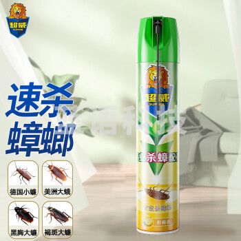 超威 杀虫剂喷雾蟑螂药灭蟑螂杀蟑螂除蟑螂杀蟑气雾剂600ml柠檬香