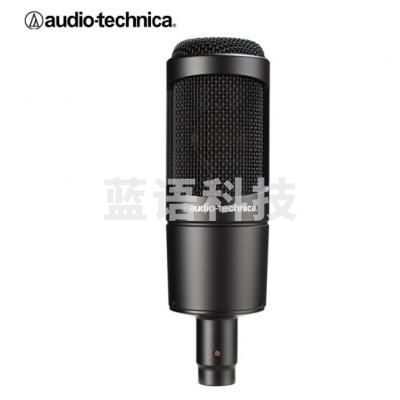 铁三角（audio-technica）AT2035 电容麦克风专业录音棚话筒黑色
