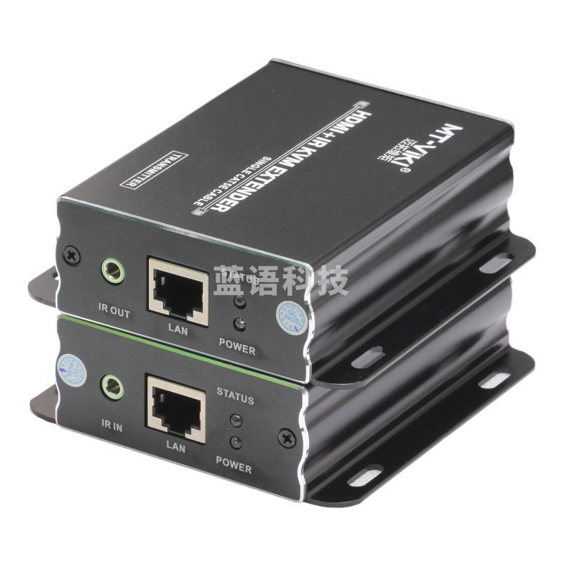 迈拓维矩MT-120HK hdmi带键盘鼠标传输器kvm网络延长器usb网线延长器 单接收器