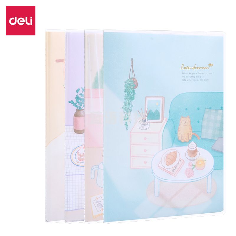 得力T1696胶套本(暖心派)(本)