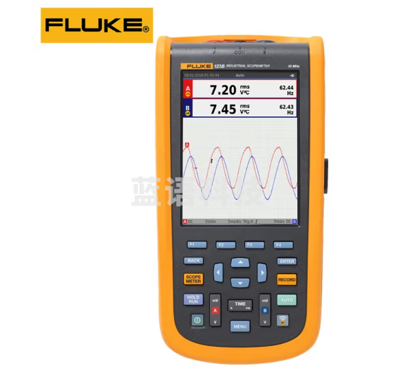 福禄克(FLUKE)123B/CN/S手持示波器 远程监测手机读数