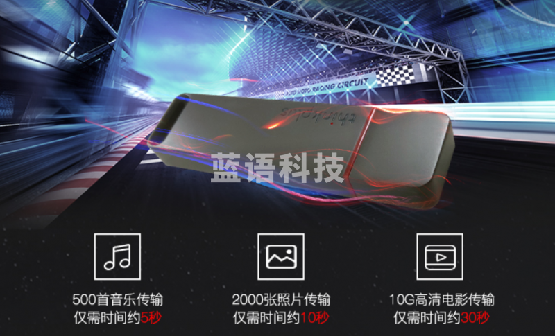 联想thinkplus 1TB USB3.1 移动固态U盘 TU100 Pro系列 超极速传输 金属固态闪存盘 灰色