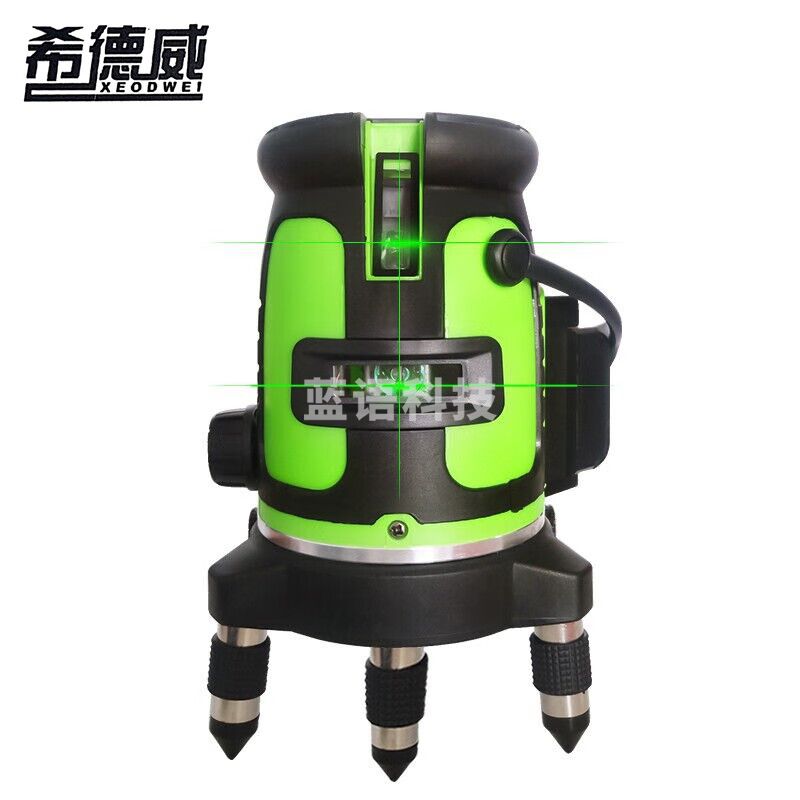 希德威（XEODWEI）强绿光红外线水平仪高精度测墙仪2线打线水准仪 强绿光2线水平仪-标配锂电池
