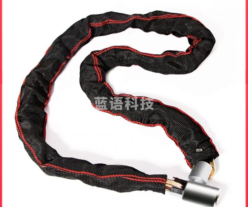 包布链条锁 加粗锰钢布袋 链子锁