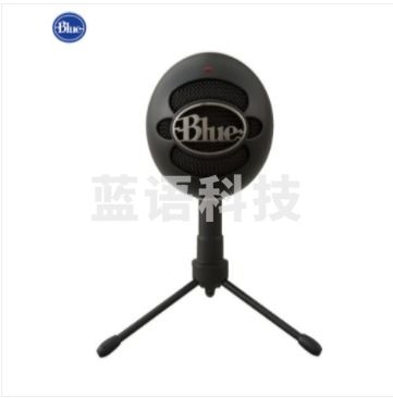 罗技(logitech) Blue Snowball-iCE雪球 电脑游戏麦克风电竞麦克风电容麦 黑色