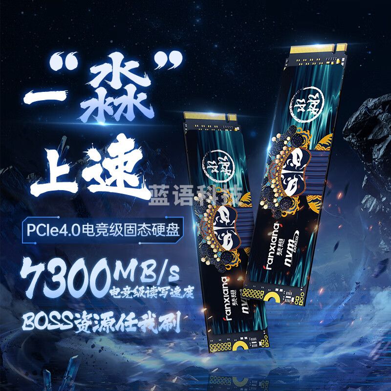 梵想（FANXIANG）2TB SSD固态硬盘 M.2接口NVMe协议PCIe 4.0x4 PS5台式机笔记本电脑扩展硬盘 PC存储配件 S790E
