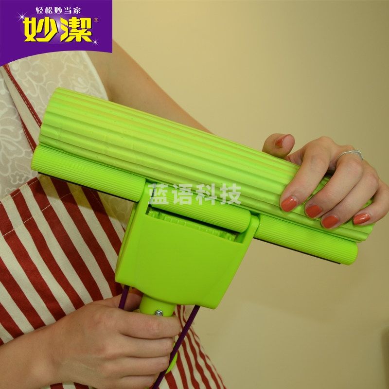 妙洁 胶棉吸水拖把替换头 拖把头 3入装