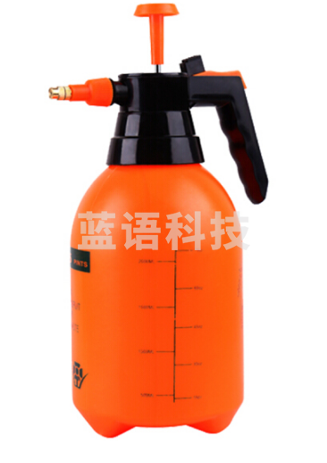 农宝 花卉植物浇水壶浇花洒水壶 2.0L加厚喷壶 橙色