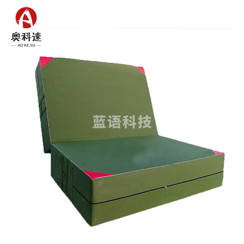 奥科速  折叠体操垫 体能训练防摔 加厚 200*180*40cm海棉有硅防水布