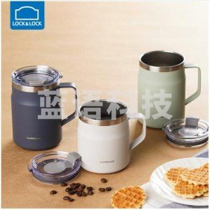 乐扣乐扣 locknlock LHC4218WHT 遇见咖啡杯 304不锈钢桌面保温杯 非密封盖390ml白色