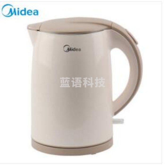 美的（Midea）1.5L电水壶MK-H415E2j 双层防烫304不锈钢烧水壶
