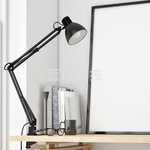 好视力复古夹式台灯客厅卧室宿舍床头书桌办公学习阅读led工作灯