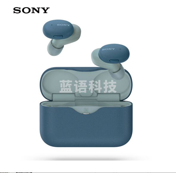 索尼 WF-H800 真无线蓝牙立体声耳机 长久续航 苹果/安卓适用 蓝色