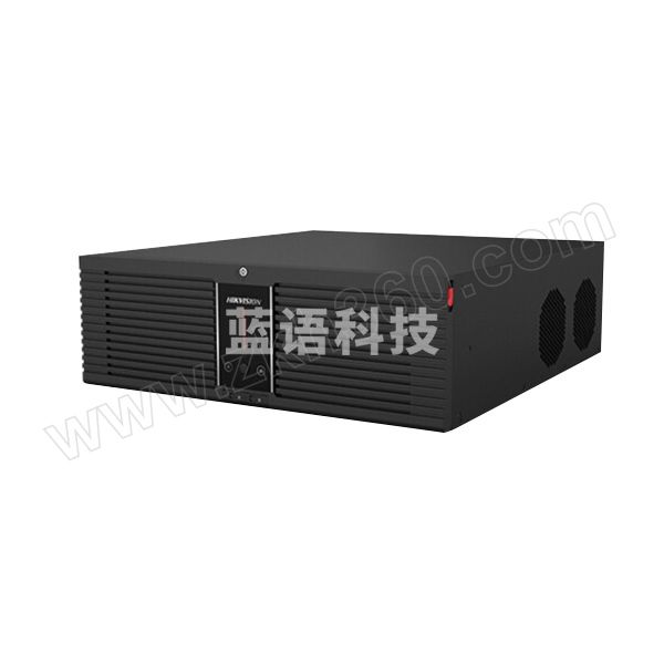 HIKVISION/海康威视 网络监控硬盘录像机64路16盘位4K高清NVR兼容8T硬盘DS-8864N-R16/4K