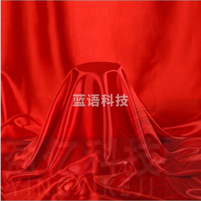 大红色布料 开业剪彩揭幕红布喜事结婚红布红绸布佛布加密亮面绸缎布 1米5宽×2.0米高 单片