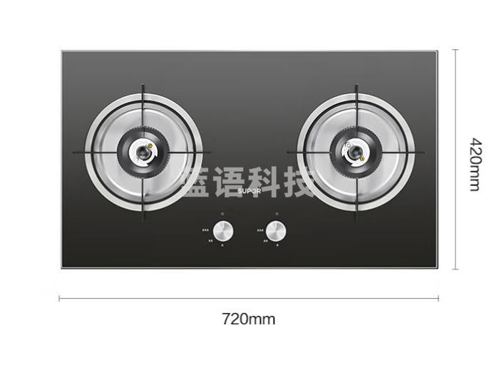 苏泊尔（SUPOR）燃气灶双灶天然气灶双灶具4.5kW大火力燃烧嵌入式台式两用黑晶面板钢化玻璃 DB19（CX202310231334583002）