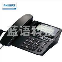 飞利浦（PHILIPS） CORD1198 电话机座机 固定电话 来电显示 双接口 免电池