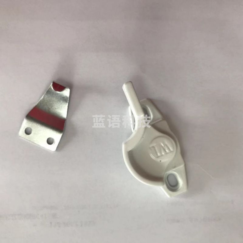 巨联（JULIAN）塑钢月牙锁 铝合金锁推拉门窗户锁平移门钩锁塑钢窗锁扣门窗配件