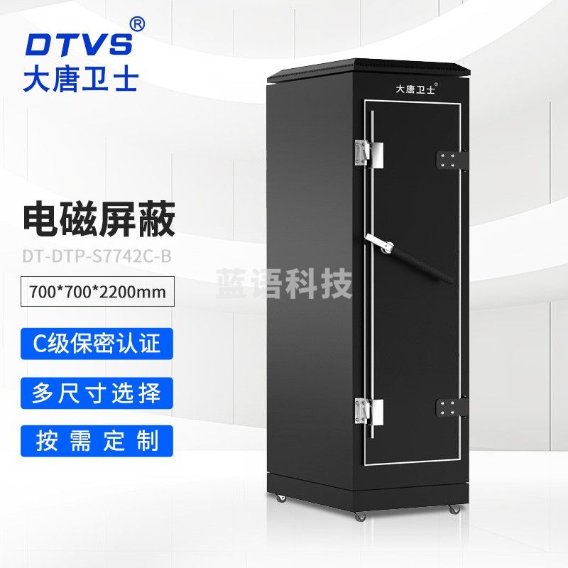 DTVS电磁屏蔽机柜C级保密机柜网络屏蔽柜服务器屏蔽机柜 高度可选 DT-DTP-S7742C-B
