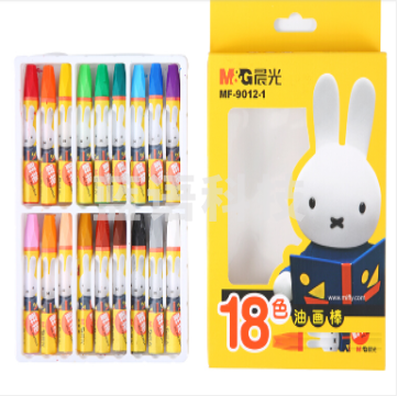 晨光 18色 米菲六角油画棒 MF9012