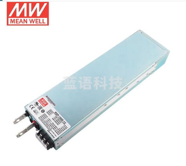 明纬（MEANWELL）RSP-1600-12 大功率带PFC薄型稳压变压明纬电源机壳型直流稳压器12V125A